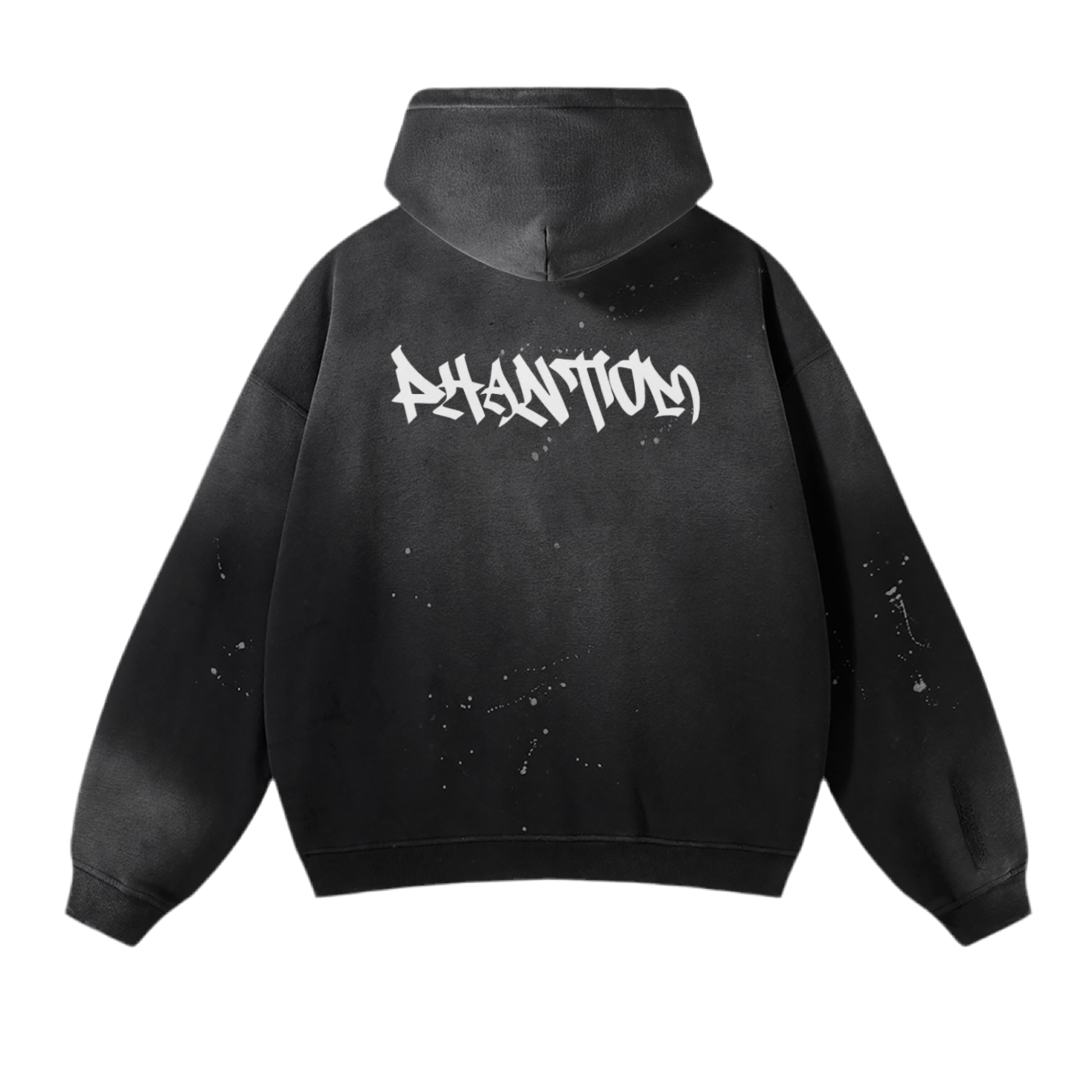 Phantom rides paint splatter hoodie