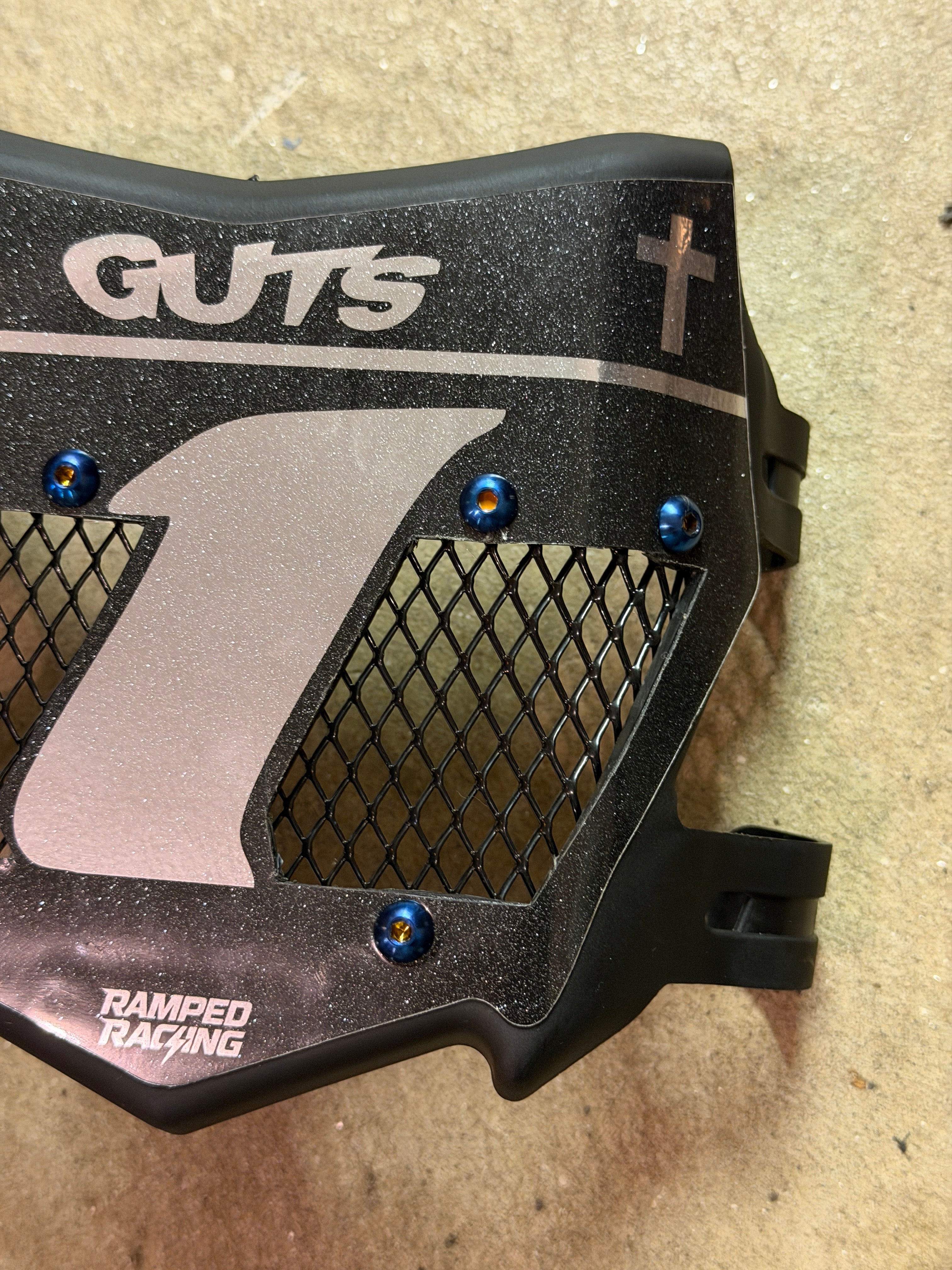 Custom Titanium Vented Plate